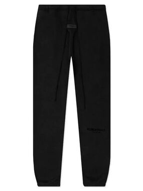 Fear of God essentials fleece Sweatpant joggers black mens XXL